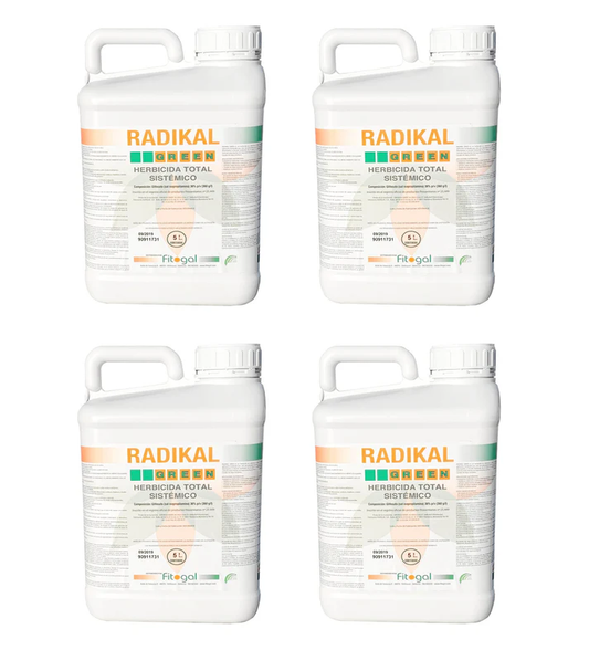 Désherbant Radikal Herbicide Glyphosate 4X5L
